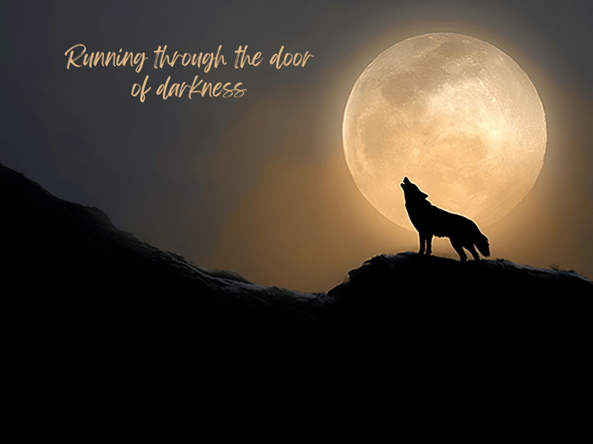 Running through the door of&nbsp;darkness